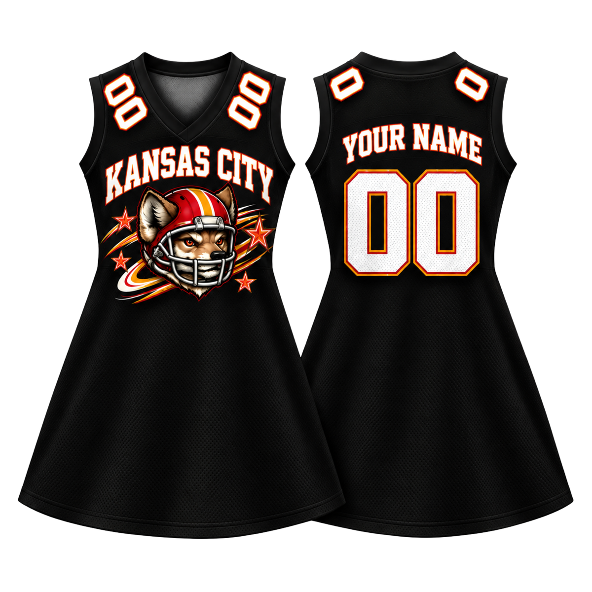 Custom KC Varsity Football Jersey - Personalized Name & Number