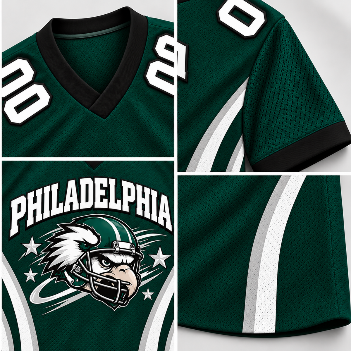 Philadelphia Football Jersey – Personalized Name & Number