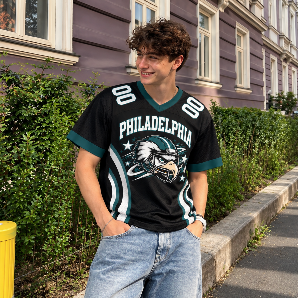 Philadelphia Football Jersey – Personalized Name & Number
