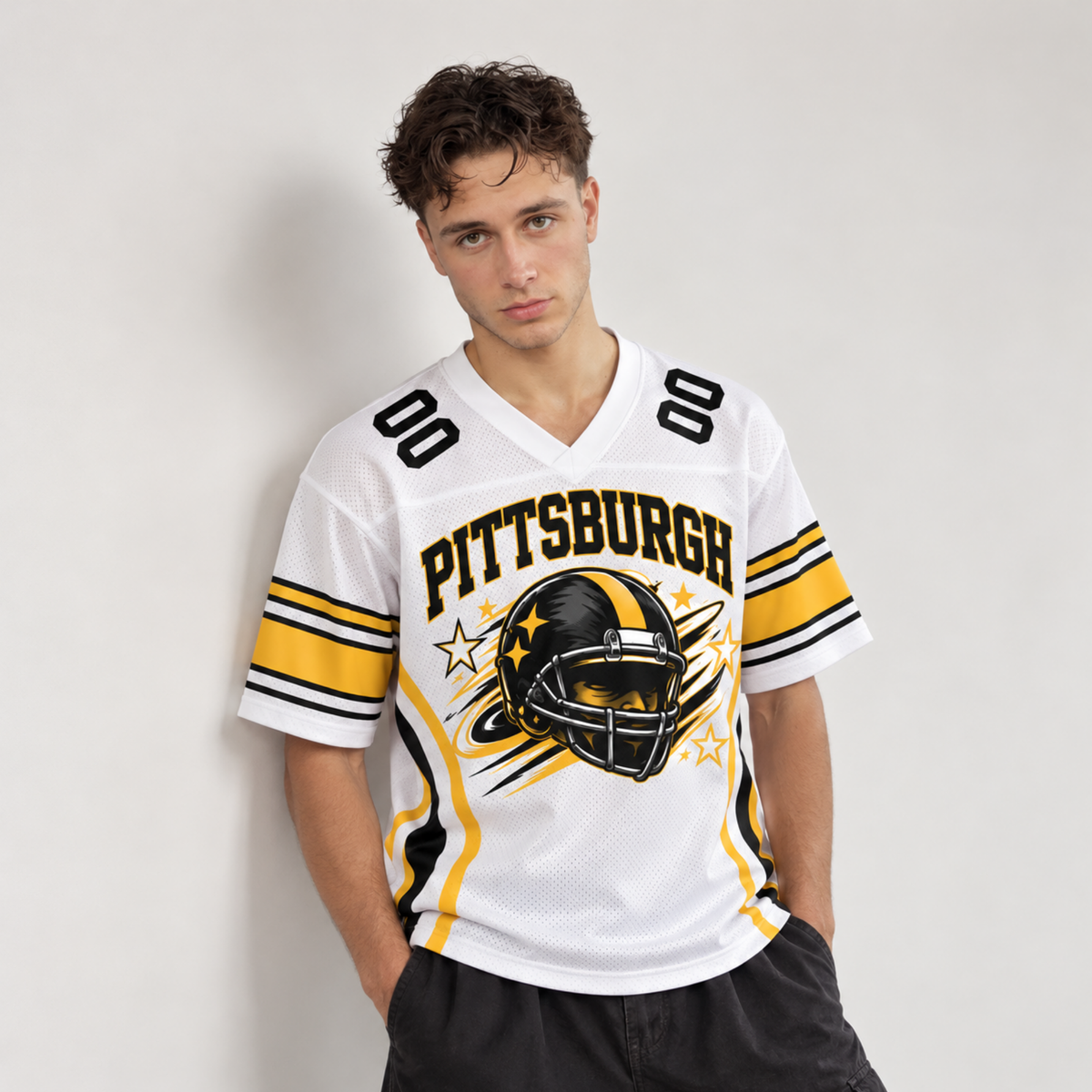 Pittsburgh Football Jersey – Custom Name & Number