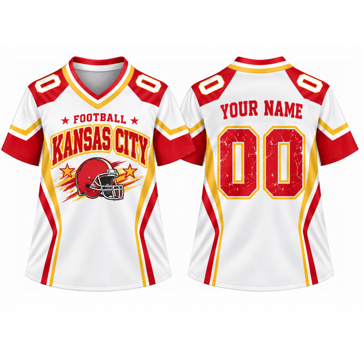 Kansas City Football Jersey – Custom Name & Number
