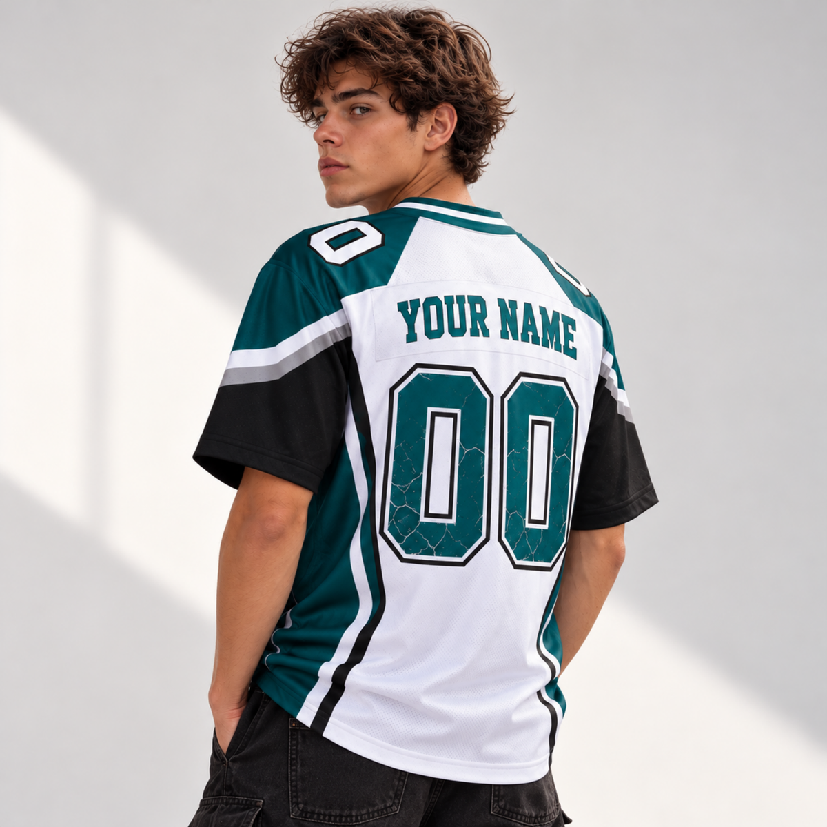 Philadelphia-Inspired Football Jersey – Custom Name & Number