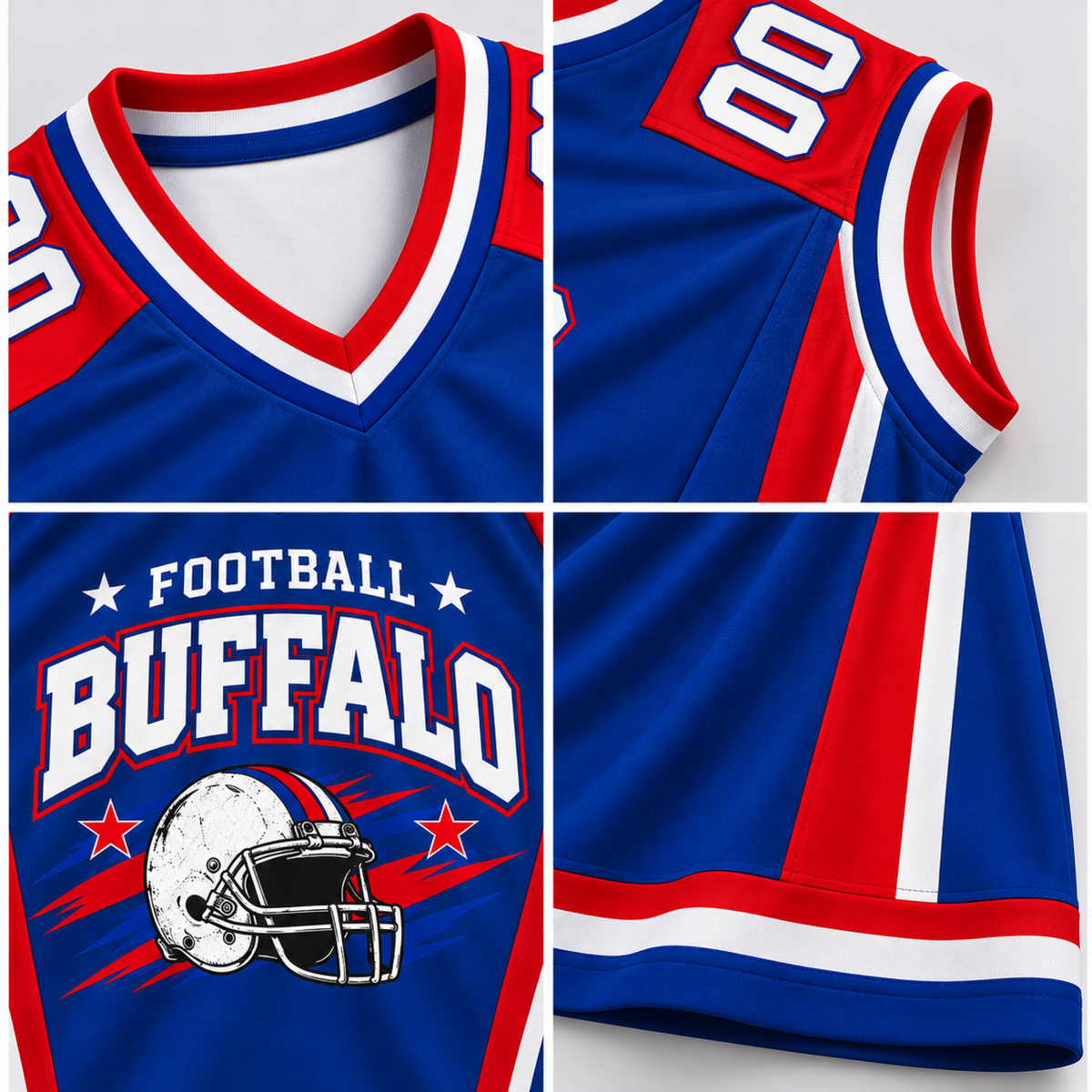 Buffalo Game Day Jersey Dress – Personalized Name & Number