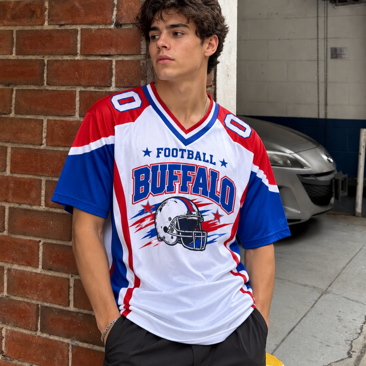 Custom Buffalo Game Day Football Jersey – Personalized Name & Number