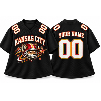 Custom KC Football Jersey – Personalized Name & Number