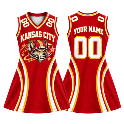 Custom KC Varsity Football Jersey - Personalized Name & Number
