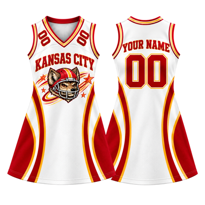 Custom KC Varsity Football Jersey - Personalized Name & Number