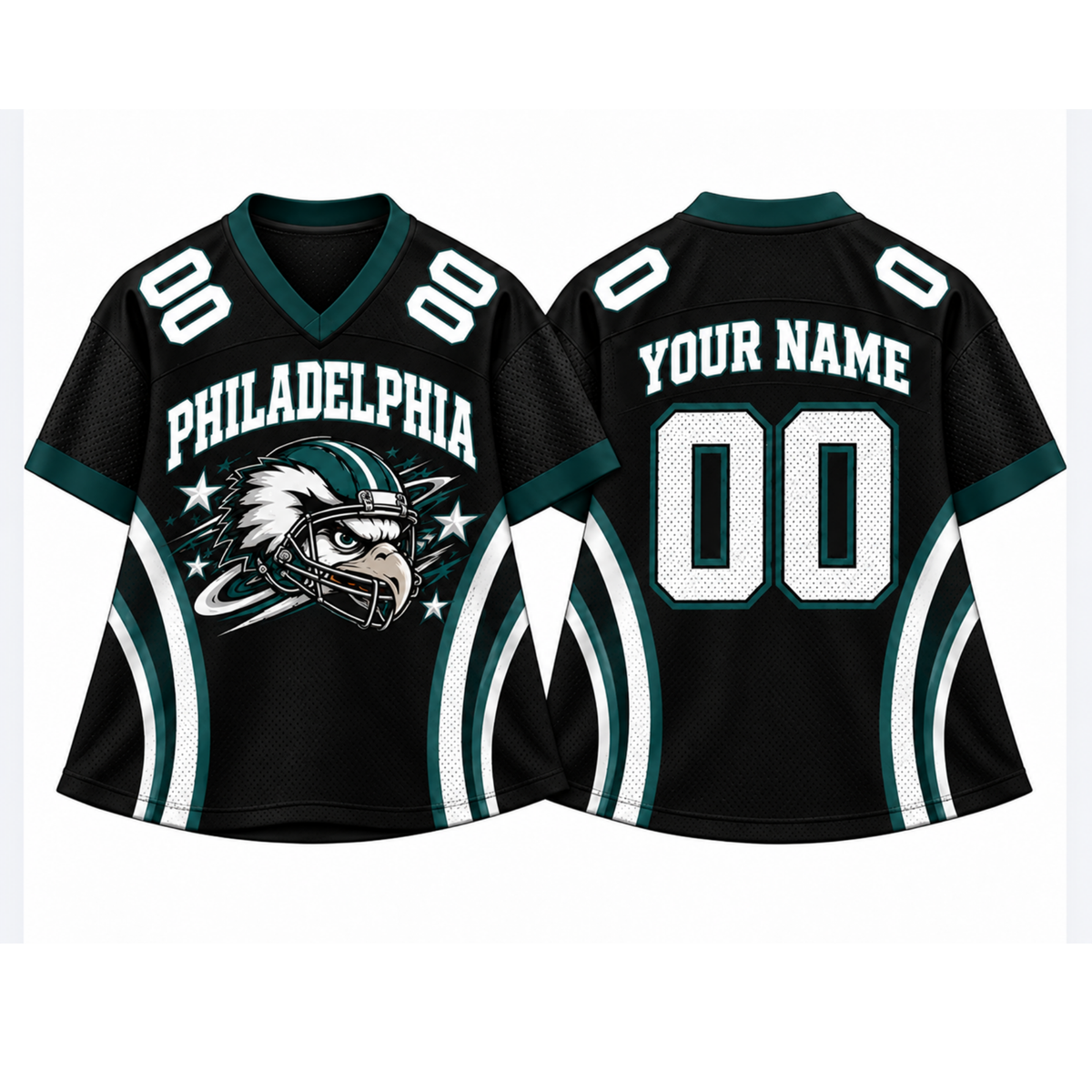 Philadelphia Football Jersey – Personalized Name & Number