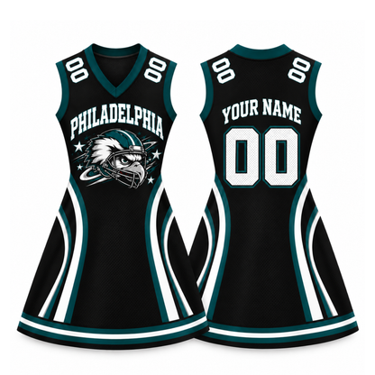 Philadelphia Football Jersey Dress – Custom Name & Number