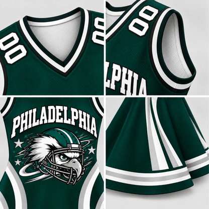 Philadelphia Football Jersey Dress – Custom Name & Number
