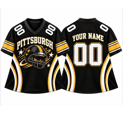 Pittsburgh Football Jersey – Custom Name & Number