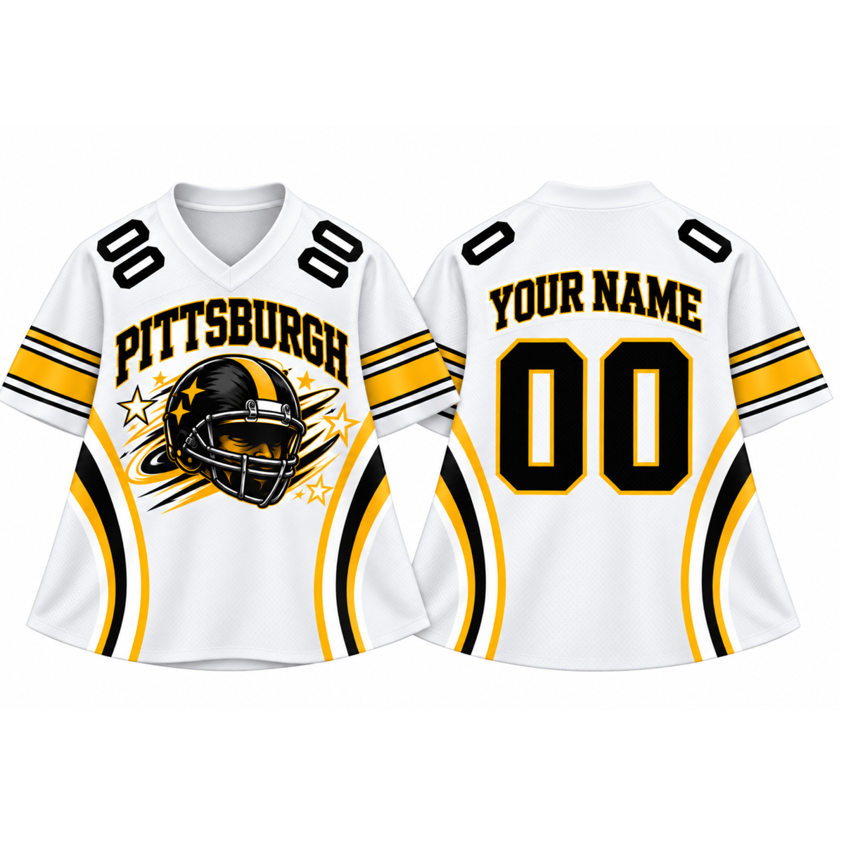 Pittsburgh Football Jersey – Custom Name & Number