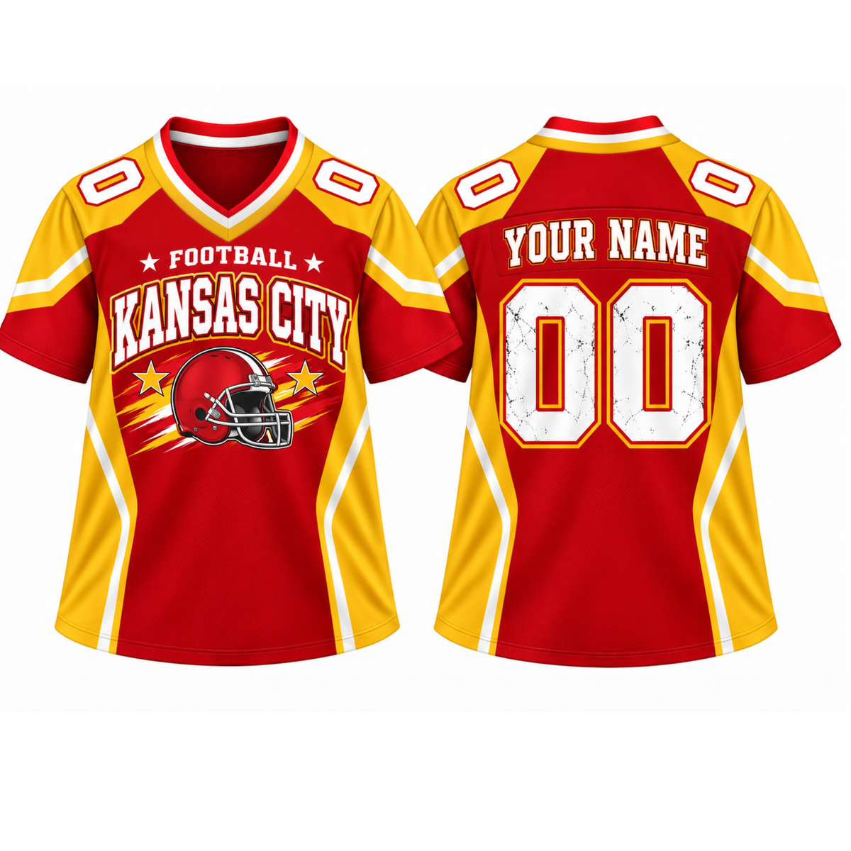 Kansas City Football Jersey – Custom Name & Number