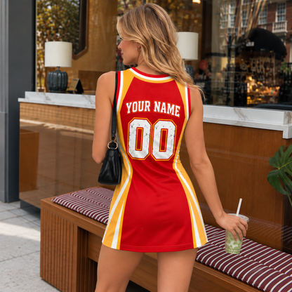 Kansas City Football Jersey Dress – Custom Name & Number