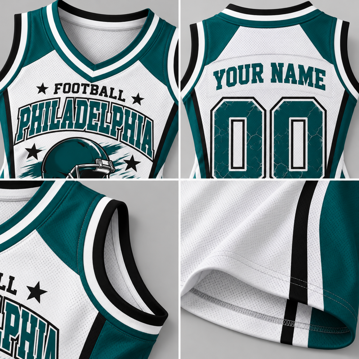 Philadelphia-Inspired Football Jersey Dress – Custom Name & Number