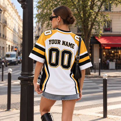 Custom Pittsburgh Football Jersey – Personalized Name & Number