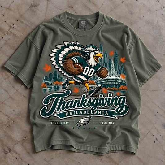 Thankgivings Philly Football Comfort Colors T-shirt