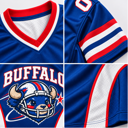 Personalized Buffalo Football Jersey, Custom Name & Number, Gift for Her, Him or Dad