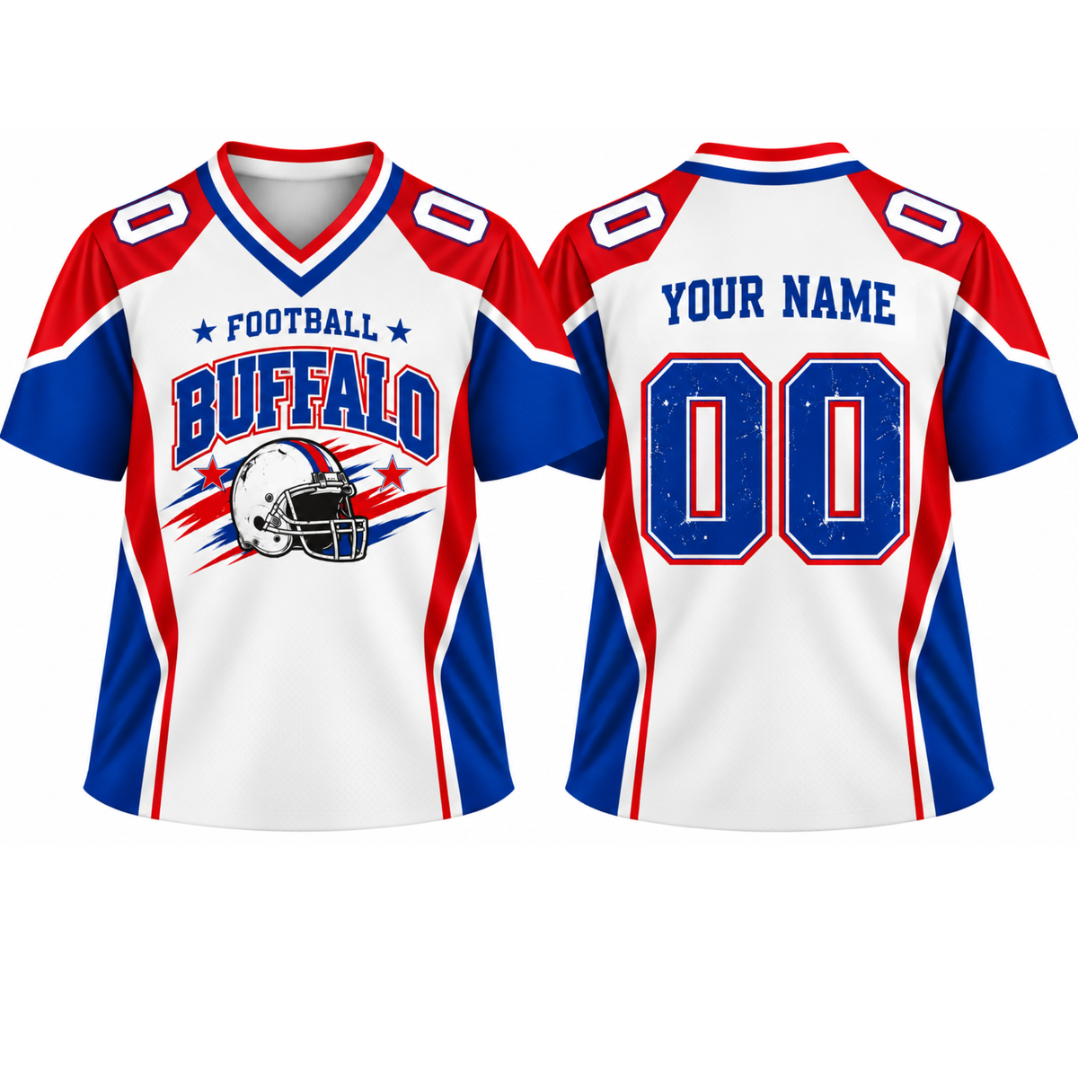 Custom Buffalo Game Day Football Jersey – Personalized Name & Number