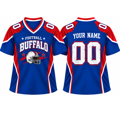 Custom Buffalo Game Day Football Jersey – Personalized Name & Number