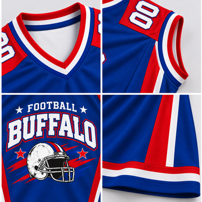 Buffalo Game Day Jersey Dress – Personalized Name & Number