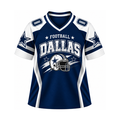 Custom Dallas Game Day Football Jersey – Personalized Name & Number