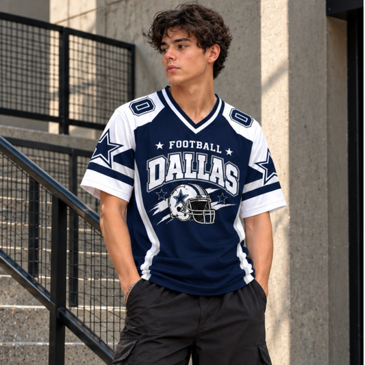 Custom Dallas Game Day Football Jersey – Personalized Name & Number